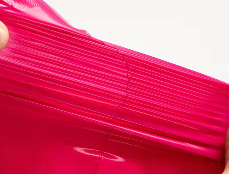 陵水玫红色快递袋-05